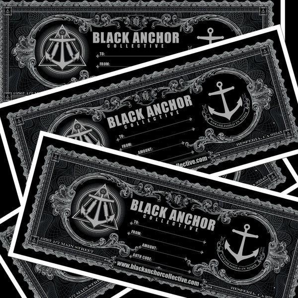 Black Anchor Gift Card